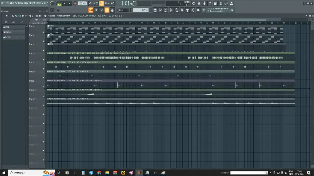 BASE DE FUNK - PROJETO FL STUDIO - ABLETON LIVE