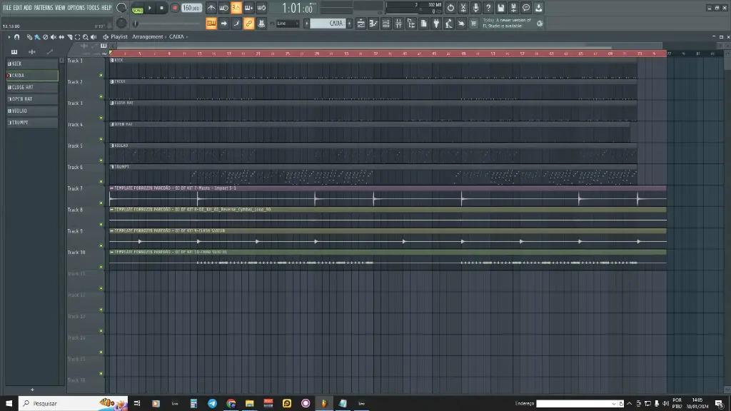 BASE FORROZIN PAREDÃO PROJETO - FL STUDIO - ABLETON