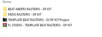 BEAT FUNK RASTEIRO - PROJETOS - FL STUDIO - ABLETON LIVE