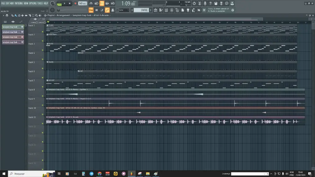 BASE TRAP FUNK - FL STUDIO - ABLETON LIVE