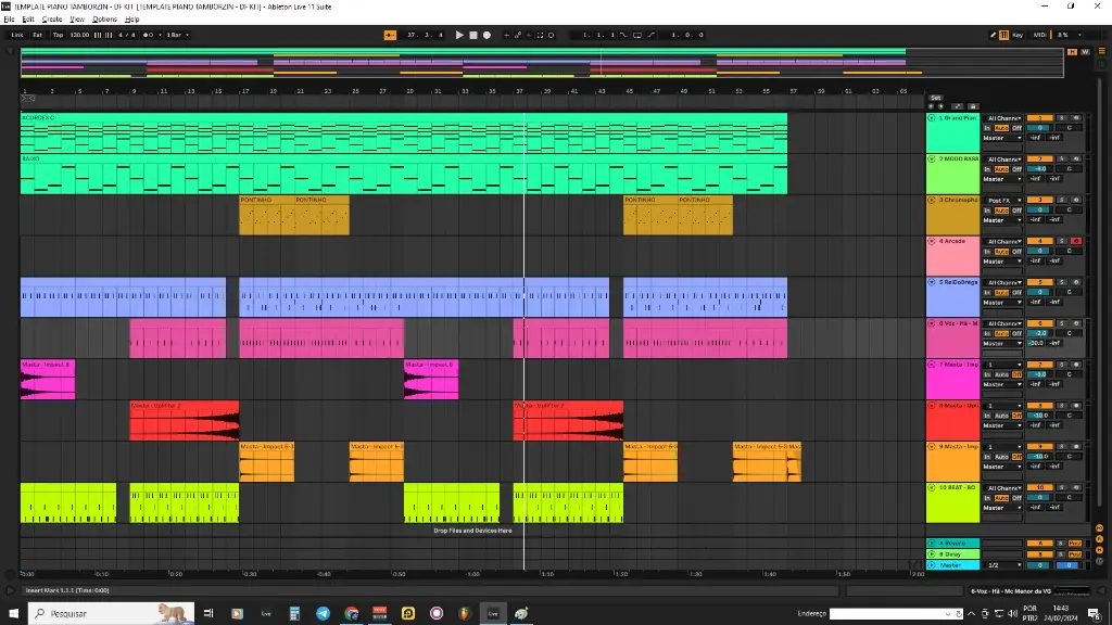 PROJETO BASE PIANO TAMBORZIN - FL STUDIO - ABLETON LIVE