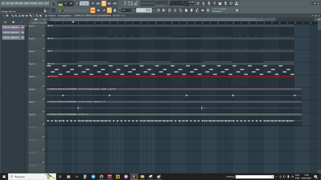 BASE ARROCHA GUITARRINHA - PROJETO FL STUDIO - ABLETON LIVE