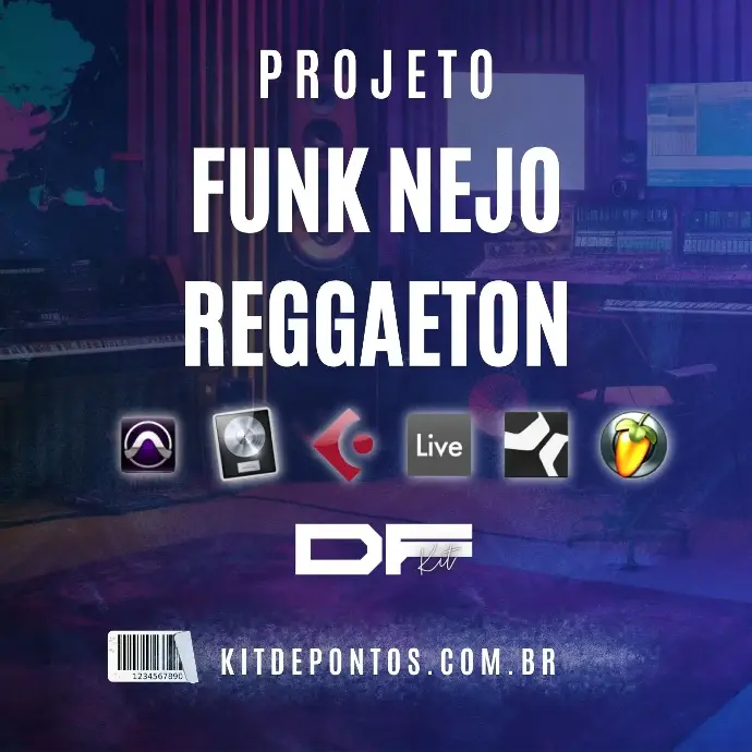 BASE FUNK NEJO REGGAETON - PROJETOS - FL STUDIO - ABLETON - REAPER