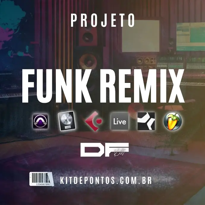 BASE FUNK REMIX - PROJETO FL STUDIO - ABLETON LIVE - REAPER