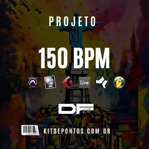 BASE FUNK 150 BPM - PROJETO - FL STUDIO - ABLETON LIVE - ACID PRO